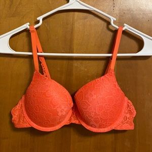 No Boundaries coral bra